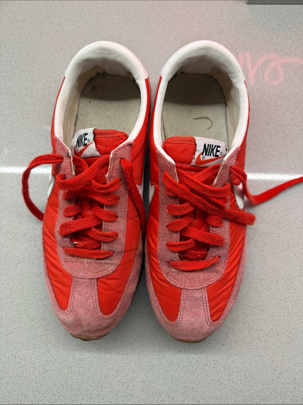 Nike Red Retro Runner Sneakers